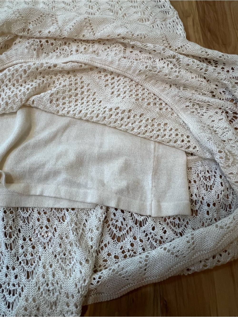 FARM Rio Ivory Crochet Maxi Dress NWOT - Picture 8 of 10